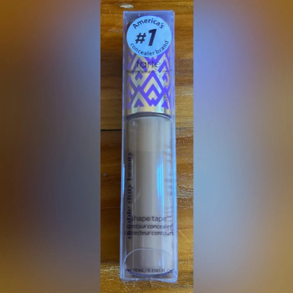 Tarte Shape Tape Contour Concealer Tan Deep Sand #475 Full Size New & Tarte Bag